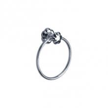 Joerger 600.00.047.095-17 - Mink/Alexandrite Crystal Florale Crystal Series 7-1/2'' Towel Ring