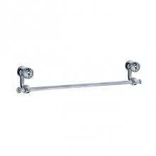 Joerger 605.00.040.000 - Palazzo Crystal Bath Towel Bar, Polished Chrome