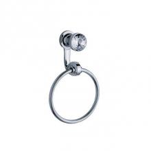 Joerger 605.00.047.095 - Mink Palazzo Crystal Series 7-1/2'' Towel Ring