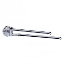 Joerger 631.00.002.000 - Belledor Double Towel Bar, Polished Chrome