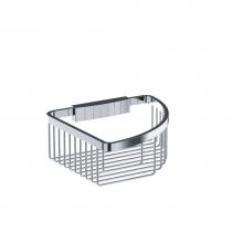 Joerger 634.00.106.000 - Valencia Corner Sponge Basket, 7 43/64'' X 7 43/64'', Polished Chrome