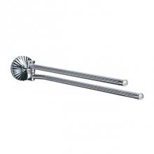 Joerger 637.00.002.000 - Cronos Double Towel Bar, Polished Chrome