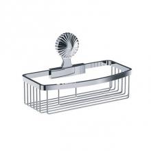 Joerger 637.00.105.000 - Cronos Sponge Basket, 10 15/64'' X 5 1/8'', Polished Chrome