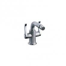 Joerger 637.10.105.000 - Cronos Bidet 1-Hole Mixer  1/2'', Polished Chrome