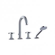 Joerger 637.40.102.000 - Cronos Tub/Shower Mixer Set  1/2'' Deck Mount, Polished Chrome