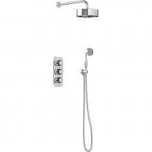 Samuel Heath T10B2ACBR09-CP - Concealed Shower Kit