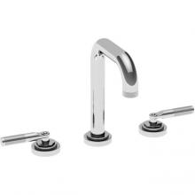 Samuel Heath V7KA16LK-CP - 3 Hole Basin Mixer with pop-up Waste, high spout