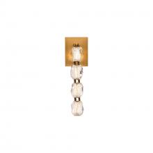 Schonbek Forever SJW4304-700R - Seduction 4 Light LED 3000K/3500K/4000K 120V-277V Wall Sconce in Aged Brass with Clear Radiance Cr