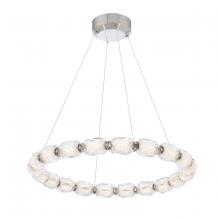 Schonbek Forever  SJ4323-701R - Seduction 20 Light 120-277V LED Circular Pendant in Polished Nickel with Clear Radiance Crystal