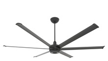 Big Ass Fans MK-ES62-072306A786I20S34 - Ceiling Fan Kit, es6, 84", 100-277V/1PH, 0.05HP, 125W, Universal Mount