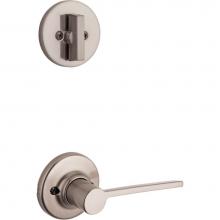 Kwikset 96040-143 - Single Cylinder Interior Pack w/ Ladera LeverLeft-Handed for Kwikset Series Handlesets in Satin Ni