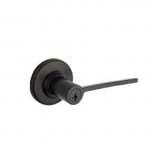 Kwikset 94050-574 - Keyed Entry Lever featuring SmartKey in Venetian Bronze