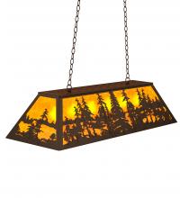 Meyda Green 123151 - 48" Long Tall Pines Oblong Pendant