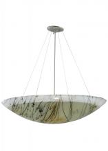 Meyda Green 139162 - 30"W Metro Fusion Primavera Glass Inverted Pendant