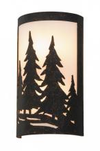 Meyda Green 150678 - 8"W Tall Pines Ada Wall Sconce