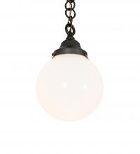 Meyda Green 227609 - 8" Wide Revival Schoolhouse Mini Pendant