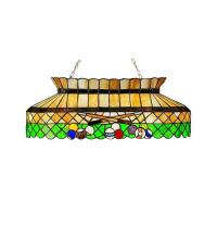 Meyda Green 28500 - 32"L Green Billiard Oblong Pendant