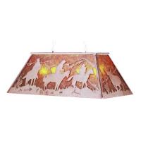 Meyda Green 36133 - 60"L Rustlers Oblong Pendant