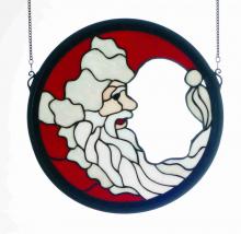 Meyda Green 65263 - 15" Wide X 15" High Santa Claus Window