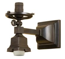 Meyda Black 101567 - 4.5"W Revival Gas & Electric Wall Sconce