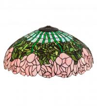 Meyda Black 10337 - 22" Wide Tiffany Cabbage Rose Shade