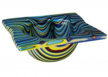 Meyda Black 113016 - 15"W Metro Fusion Tropical Glass Bowl