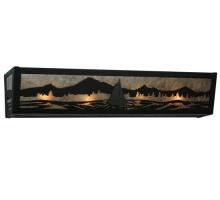 Meyda Black 114584 - 30"W Sailboat Mountain View Vanity Light