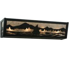 Meyda Black 114616 - 24"W Sailboat Mountain View Vanity Light