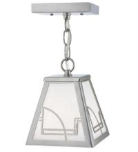 Meyda Black 116750 - 6"Sq Revival Deco Mini Pendant