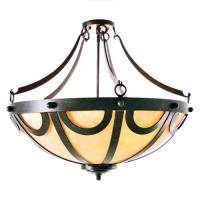 Meyda Black 116840 - 24" Wide Carousel Inverted Pendant