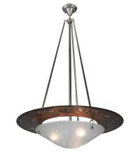 Meyda Black 120906 - 31"W Metro Fusion Super Nova Inverted Pendant