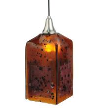 Meyda Black 123746 - 6.5"Sq Metro Fusion The Rock Draped Mini Pendant