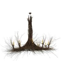 Meyda Black 128154 - 100" Wide Twigs 10 Light Chandelier