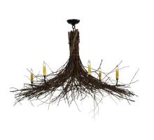 Meyda Black 132514 - 48" Wide Twigs 6 LT Chandelier