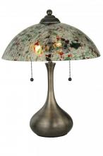 Meyda Black 143292 - 21"H Metro Fusion Confetti Glass Table Lamp