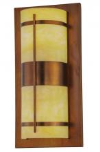 Meyda Black 146612 - 18"W Manitowac LED Wall Sconce