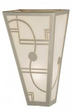 Meyda Black 146937 - 8" Wide Revival Deco Wall Sconce