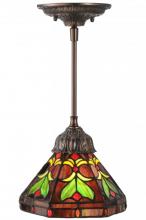 Meyda Black 146949 - 8" Wide Middleton Mini Pendant