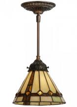 Meyda Black 151292 - 8" Wide Belvidere Mini Pendant