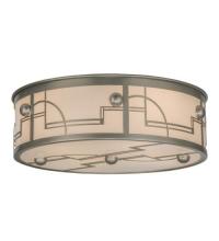 Meyda Black 15514 - 24" Wide Revival Deco Flushmount