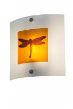 Meyda Black 170880 - 11"W Metro Fusion Dragonfly Wall Sconce