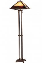 Meyda Black 179148 - 62.5" Mission Prime Floor Lamp