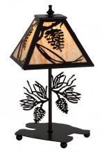 Meyda Black 180439 - 15"H Whispering Pines Accent Lamp