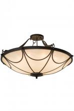 Meyda Black 185872 - 42"W Carousel Inverted Pendant