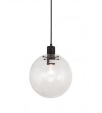 Meyda Black 190235 - 10"W Bola Pendant