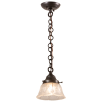 Meyda Black 203680 - 7.5" Wide Revival Summer Wheat Mini Pendant