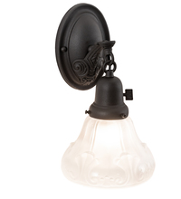 Meyda Black 205265 - 6.5" Wide Revival Nautica Wall Sconce