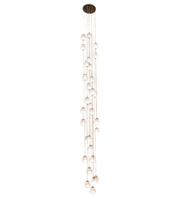 Meyda Black 210479 - 28" Wide Bola 30 Light Cascading Pendant