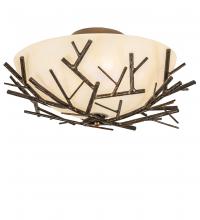 Meyda Black 226771 - 22.5" Wide Branches Semi-Flushmount