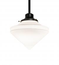 Meyda Black 229360 - 14" Wide Revival Schoolhouse Pendant